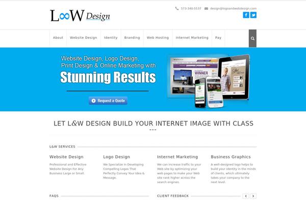 Nebraska theme site design template sample