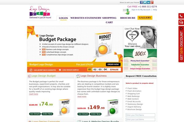 Twenty Fifteen theme site design template sample