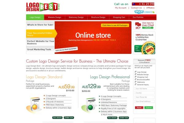 logodesignbest.com.au site used Ldb