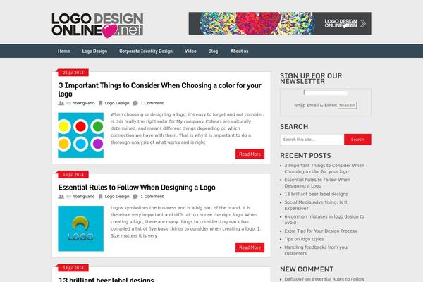 Ribbon theme site design template sample