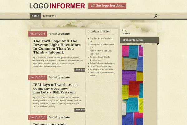 Bold theme site design template sample