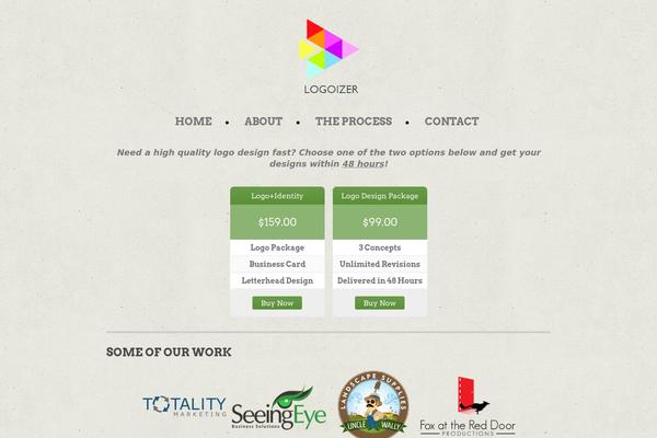 Gigawatt theme site design template sample