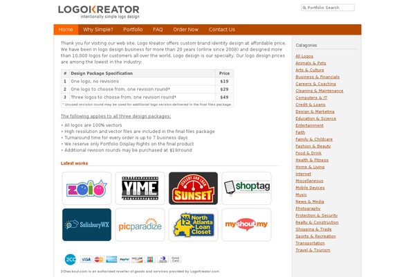 Lk theme site design template sample