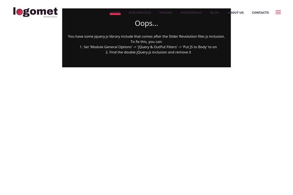 logomet.com site used Cortex