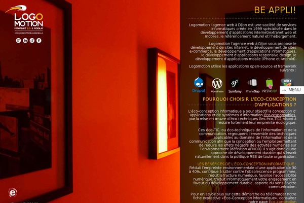 logomotion.fr site used Verve-child-theme