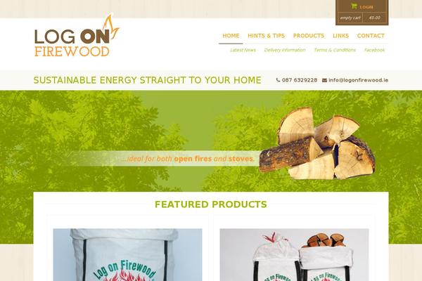 logonfirewood.ie site used Baseek
