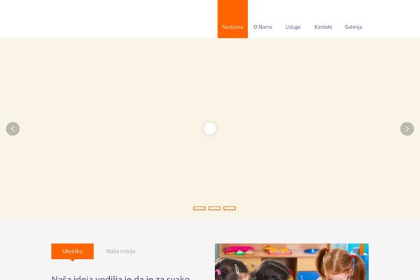 Fable theme site design template sample