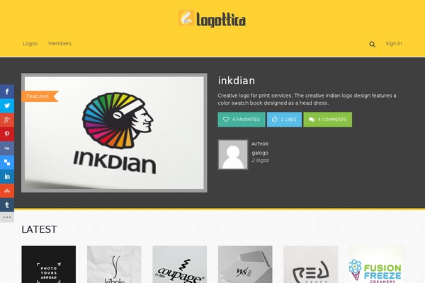 Site using Zerowp-social-profiles plugin