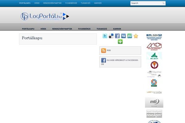 Elegant News theme site design template sample