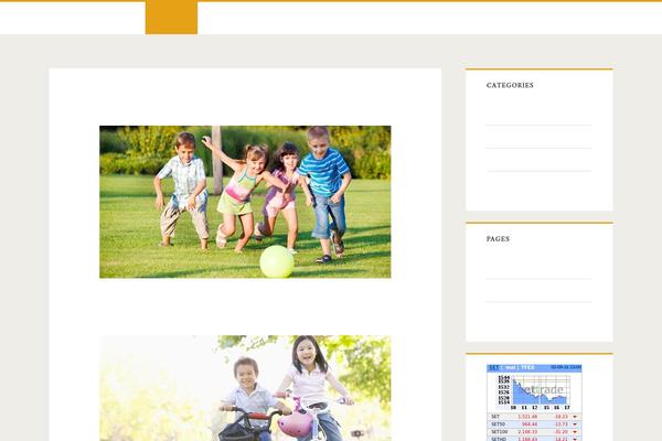 Ignite theme site design template sample