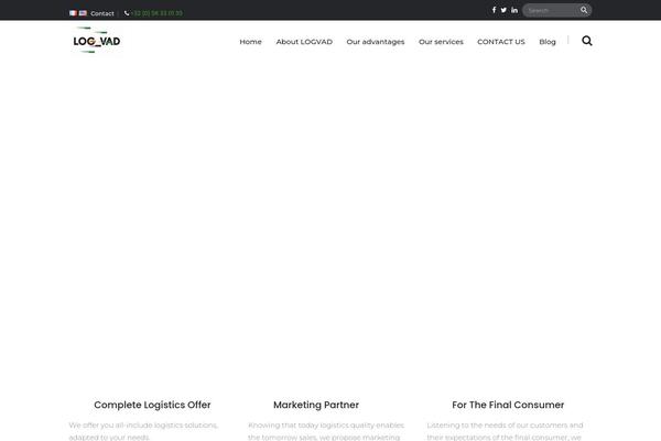 Ultima theme site design template sample