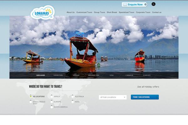 Voyage Parent theme site design template sample