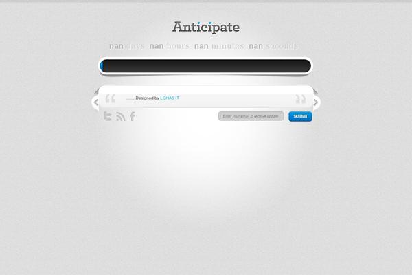 Site using Anticipate plugin