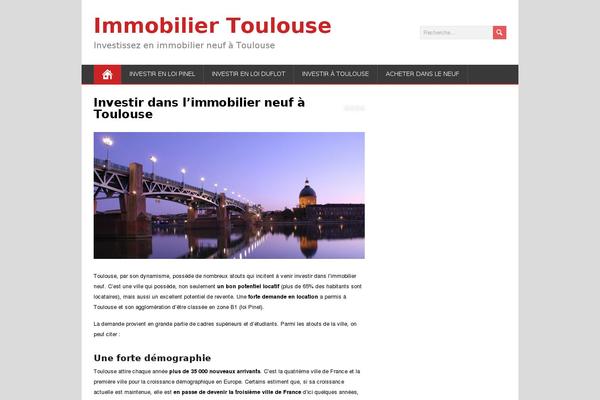 MineZine theme site design template sample