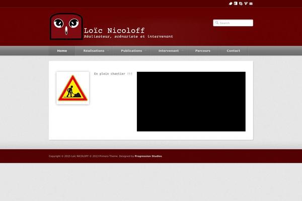 Primero theme site design template sample