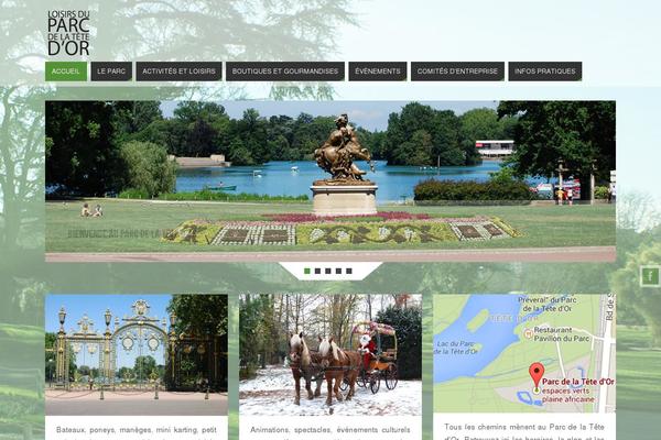Parabola theme site design template sample