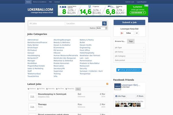 Jb theme site design template sample