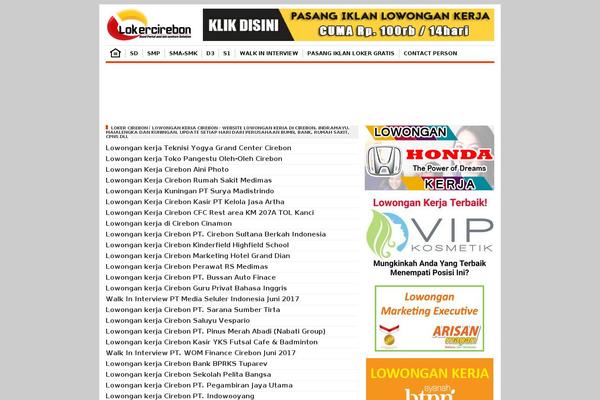 lokercirebon.com site used Galepro