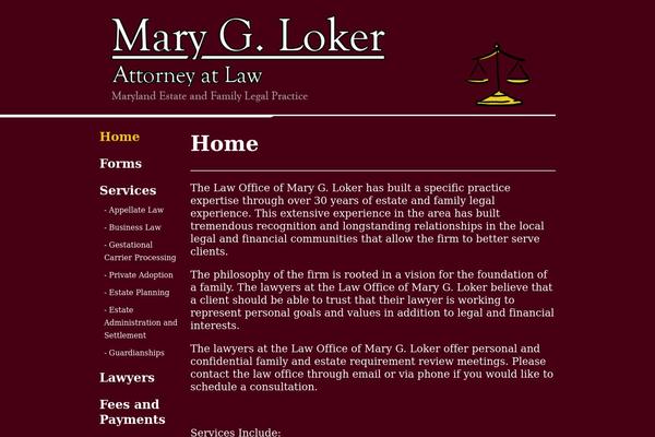lokerlaw.com site used Loker