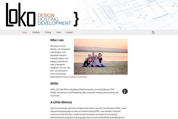 lokowebdesign.com site used Coral Parallax