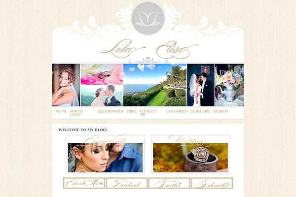 Prophoto4 theme site design template sample