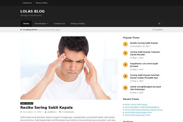 Authentic theme site design template sample
