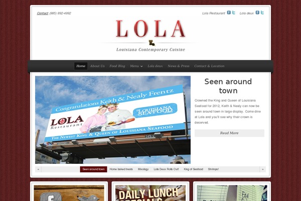 Restaurant theme site design template sample