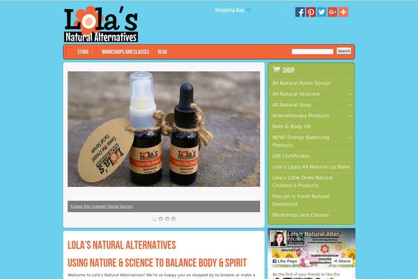 lolasnaturalalternatives.com site used Yoo_cloud_wp-1
