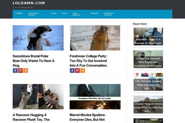 Site using Snax plugin