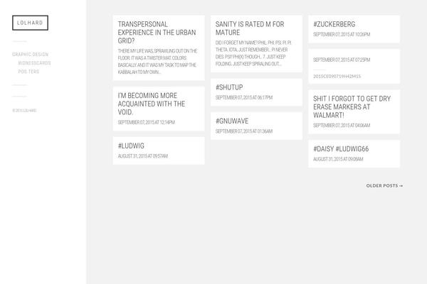 Fukasawa theme site design template sample