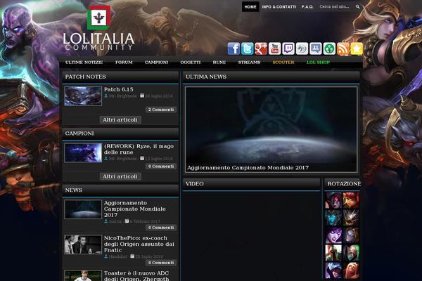 Site using Tomparisde-twitchtv-widget plugin