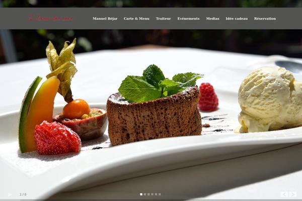 Lezzatos theme site design template sample