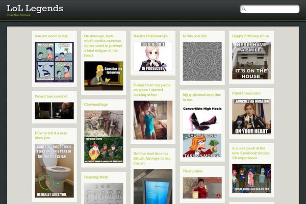 PinBlack theme site design template sample
