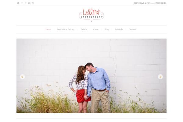Swank theme site design template sample