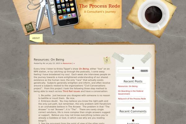 Desk Mess Mirrored theme site design template sample