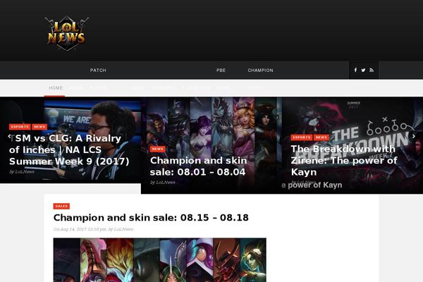 Site using Comment Popularity plugin