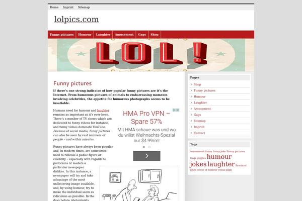 zeeMagazine theme site design template sample