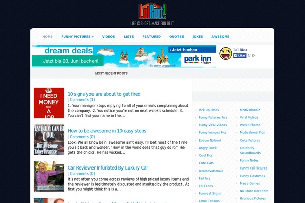 Site using Ad-ace plugin