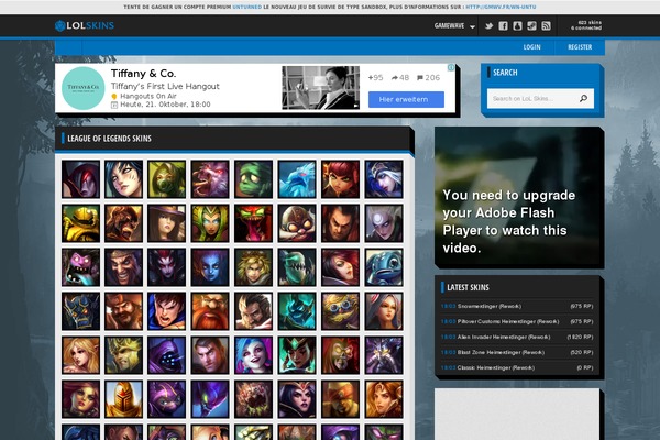 gamewave theme websites examples