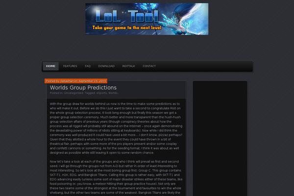 Parament theme site design template sample