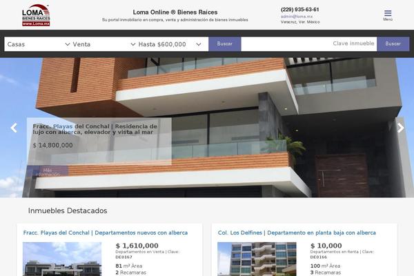 Loma theme site design template sample