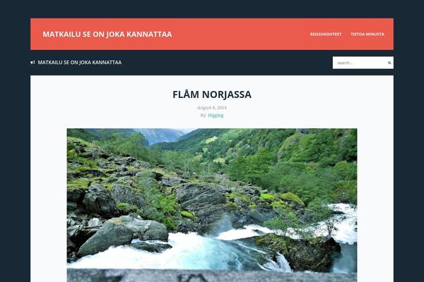 Thoughts theme site design template sample