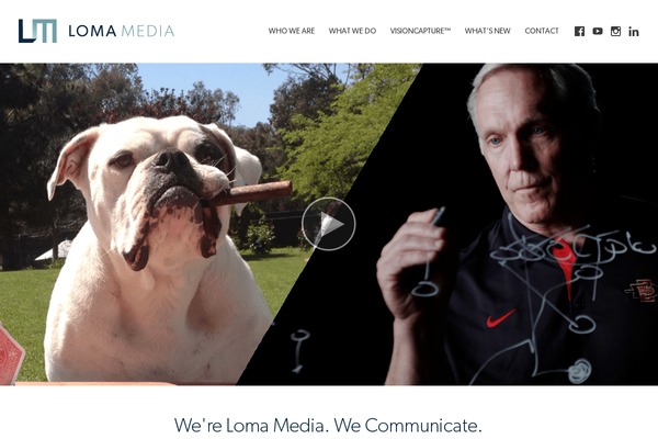 Loma theme site design template sample