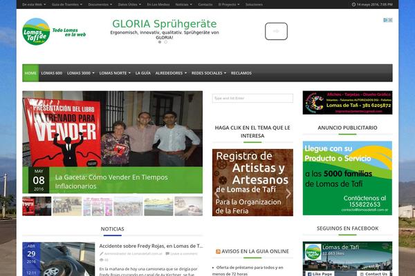 Minimal Grid theme site design template sample