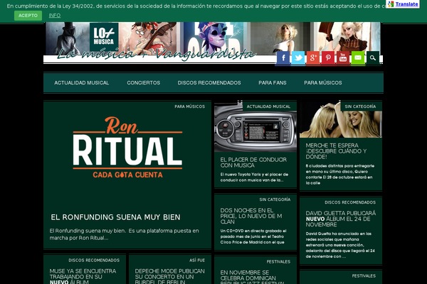 The Fox theme site design template sample