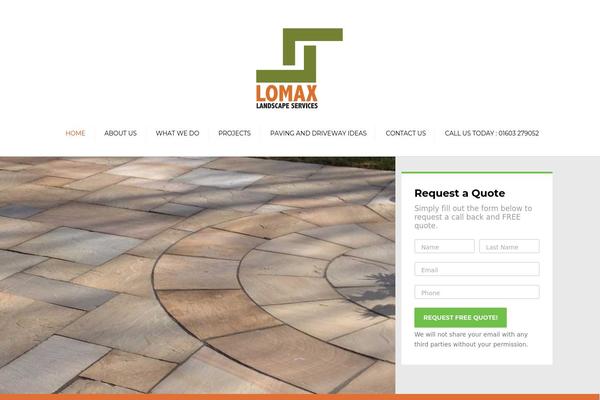 Constructo theme site design template sample