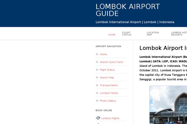 lombokairportonline.com site used Eleven40-pro-airport