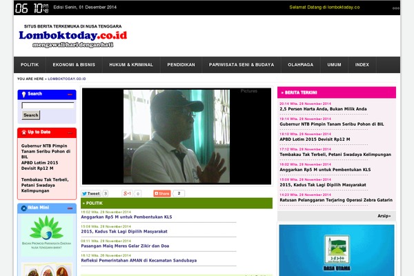 lomboktoday.co.id site used Genico