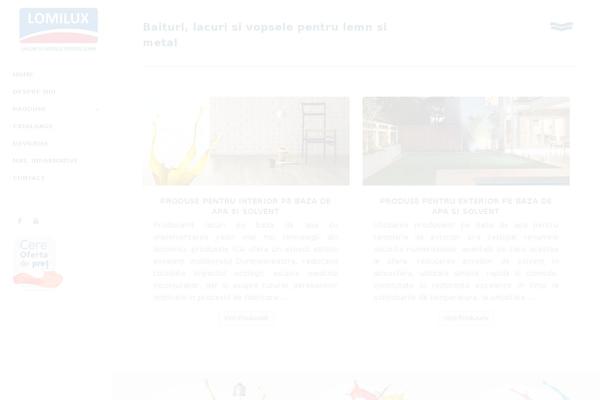 Vertikal theme site design template sample
