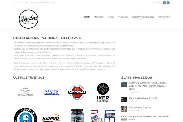 Armada theme site design template sample